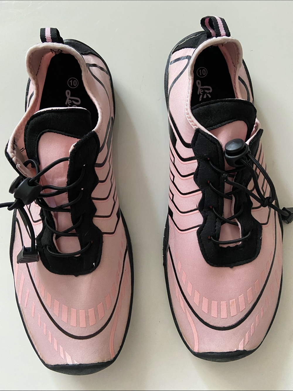 La Sheelah Women’s Summer Slip-On Water Shoes in pink and black